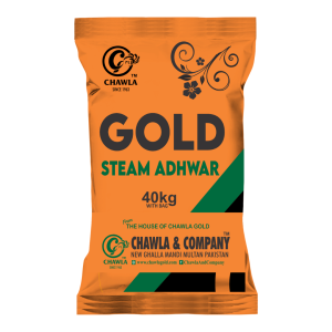 Gold Steam Adhwar Rice – 40KG Bag